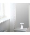 V-Tac uppladdningsbar CCT  bordslampa - Vit, IP20, touch dimbar, modell mini