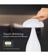 V-Tac uppladdningsbar CCT  bordslampa - Vit, IP20, touch dimbar, modell mini