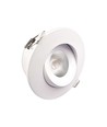 7W Ø10cm Lågprofil downlight dimbar RA95 - Hål: Ø8,3 cm, Mått: Ø10 cm, CCT