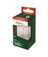 E27 4W LED klotlampa - G45, filament, extra varmvit, 1800K