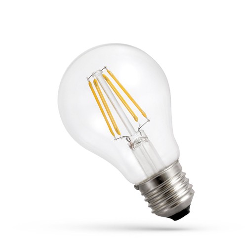 Spectrum 7W LED Lampa - A60, filament, extra varmvitt, 1800K, E27