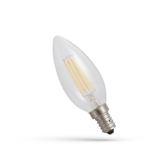 Spectrum 5.5W LED kronljus - C35, filament, dimbar, E14