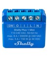 Shelly Plus 1 Mini - WiFi-relä med potentialfri kontaktsats (230VAC)