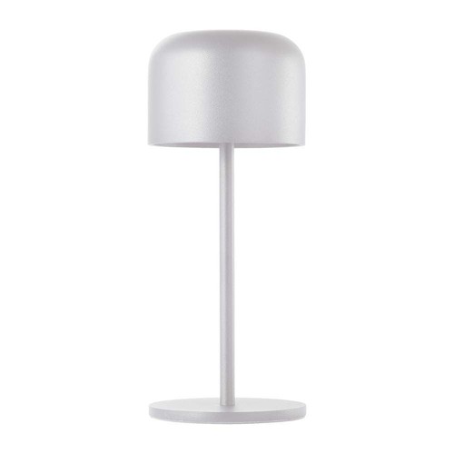 Lagertömning: V-Tac uppladdningsbar CCT bordslampa - Vit, IP54, touch dimbar, modell mini