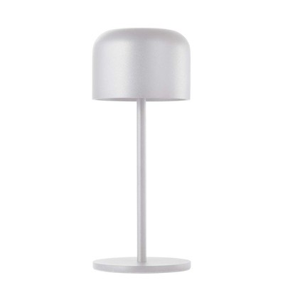 Outlet: V-Tac uppladdningsbar CCT  bordslampa - Vit, IP54, touch dimbar, modell mini
