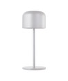 Outlet: V-Tac uppladdningsbar CCT  bordslampa - Vit, IP54, touch dimbar, modell mini