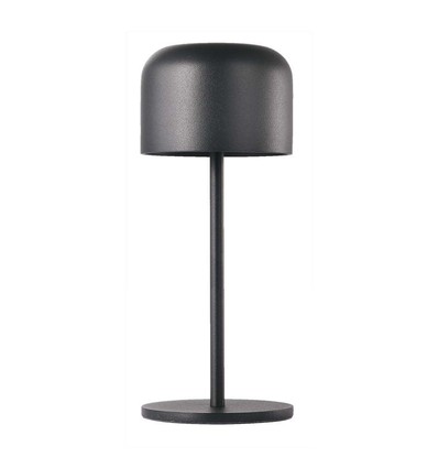 V-Tac uppladdningsbar CCT bordslampa - Svart, IP54, touch dimbar, modell mini