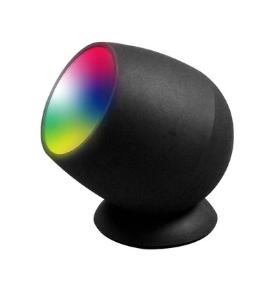 Smart Home-lampa med RGB+WW - Svart, Tuya/Smart Life, kompatibel med Google Home, Alexa och smartphones