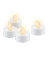4-pack LED stearinlys - Batteri, timerfunktion