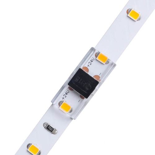 Skarv til 8 mm til LED strip - Tunn, IP20, för enfärgade lister, för aluminiumprofiler, list för list