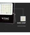 V-Tac 20W Solar strålkastare LED - Svart, inkl. solcell, fjärrkontroll, IP65