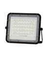 V-Tac 6W Solar strålkastare LED - Svart, inkl. solcell, fjärrkontroll,  inbyggt batteri, IP65