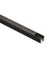 Profilset för akustikpanel inklusive CCT LED-strip - CCT LED-strip, komplett med svart cover och ändstycken