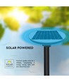 V-Tac 7,5W Solar trädgårdslampa LED - Svart, Ø42 cm, solcell, sensor, IP65