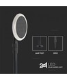 2 st. Solcells trädgårdslampa LED - 3W, Justerbar, Ø14.8 cm, IP65