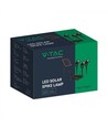 V-Tac 3x1.2W Solar trädgårdslampor LED - Svart, med spjut, IP65
