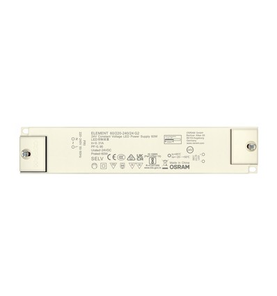 Osram 60W strömförsörjning - 24V DC, 2,5A, IP20 inomhus