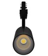 Spectrum svart 27W skenaspotlight - Två spridningsgrader, RA90, 3-fas
