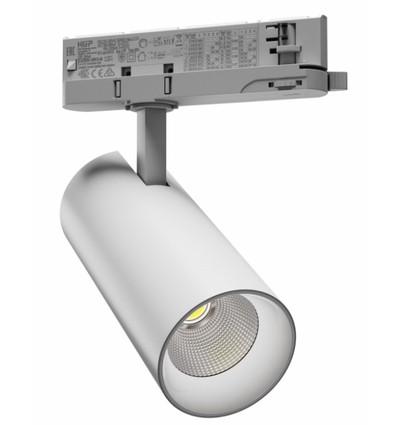 Spectrum vit 27W skenaspotlight - Två spridningsgrader, RA90, 3-fas