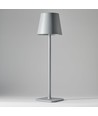 Uppladdningsbar LED bordslampa Inomhus/utomhus - Grå, touch dimbar, CCT, IP54 utomhus bordslampa
