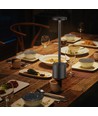 Uppladdningsbar LED bordslampa Inomhus/utomhus - Svart, touch dimbar, CCT, IP54 utomhus bordslampa