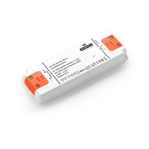 Snappy 100W / 12V DC strömförsörjning - 8.33A, IP20 inomhus