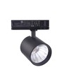 30W 3-fas RA90 skenspotlight - 175 lm/W, 38 grader, Svart