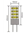 LEDlife 3W LED lampa - Dimbar, 12V AC/DC, GY6.35