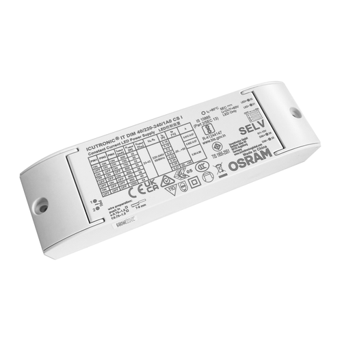 Osram 44W 1-10V dimbar driver till LED panel - Med 1-10V signal interface, 23-42V, 600-1050mA