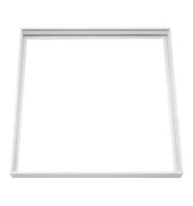 Ram till 60x60 LED panel - Snabb kit, plasthörn, vit kant