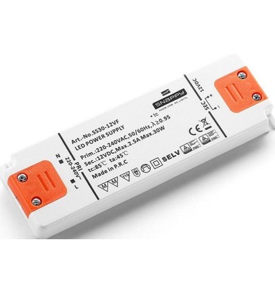 Snappy 50W / 12V DC strömförsörjning - 4.17A, IP20 inomhus