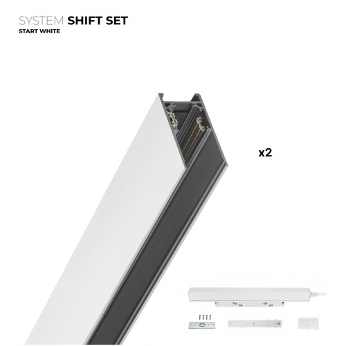 Outlet: SHIFT Startset - 2 meter komplett, Vit