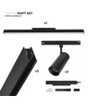 SHIFT 2x spot + skensystem-set - 2 meter komplett + spots och grundbelysning, Svart