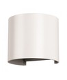 5W LED vägglampa - IP65 utomhus, Rund, Vit, Justerbar spridning, Inkl. ljuskälla