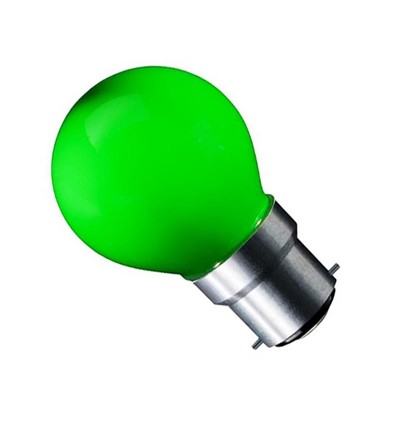 CARNI1.8 LED lampa - 1,8W, grön, 230V, B22