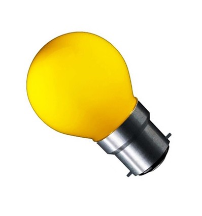 CARNI1.8 LED lampa - 1,8W, gul, 230V, B22