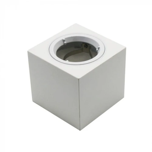 Gips utanpåliggande armatur GU10 - Fyrkantig, utan ljuskälla