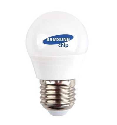 V-Tac 4,5W LED lampa - Samsung LED chip, G45, E27