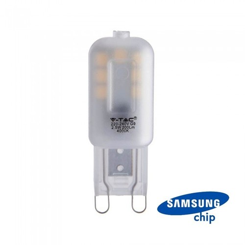 V-Tac 2,5W LED lampa - Samsung LED chip, G9