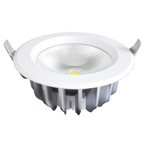 V-Tac 10W LED downlight - Hål: Ø12 cm, Mål: Ø13.5 cm, 230V