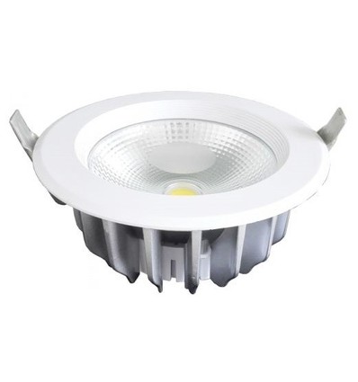 V-Tac 30W LED downlight - Hål: Ø20,7 cm, Mål: Ø22 cm, 230V