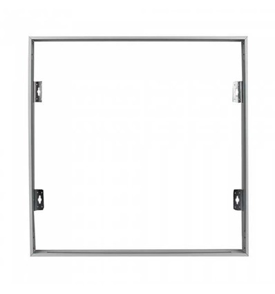 Ram till 60x60 LED panel - Vit, samlas snabbt, utan synliga skruvar, vit kant