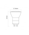 Mini 3W LED spotlight - Ø35mm, keramisk, 230V, mini GU10