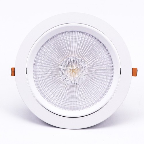 V-Tac 30W LED downlight - Hål: Ø19,5 cm, Mål: Ø22,5 cm, 3 cm hög, Samsung LED chip, 230V