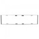 Ram till 120x30 LED panel - Samlas snabbt, utan synliga skruvar, vit kant