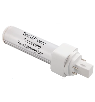 LEDlife G24Q-SMART6 6W LED lampa - HF Ballast kompatibel, DALI dimbar, 180°, Erstat 13W