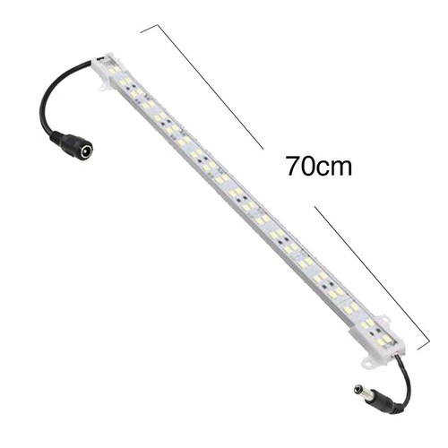 Trappa aluminium profil med LED strip - 70 cm, 4W, 24V, IP65, med kontakt