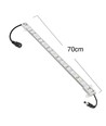 70 cm 4W Trapp-aluprofil med LED-strip - 24V DC, IP65, med kontakt