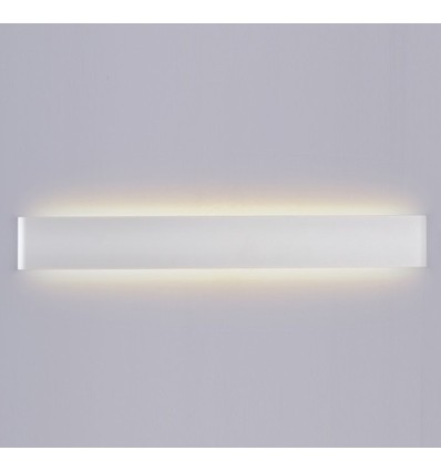V-Tac 20W LED vit avlång vägglampa - Indirekt, IP44 utomhus, 230V, inkl. ljuskälla