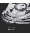 V-Tac 4,8W/m LED strip - 5m, IP20, 30 LED per. meter